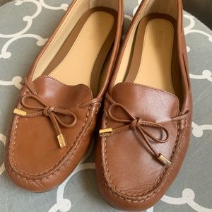 Michael Kors Sutton Moccasins Size 9 Luggage Brown